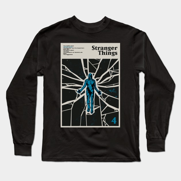 Stranger Things Season 4 Poster Art Long Sleeve T-Shirt by chuuyatrash